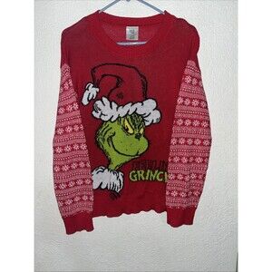 The Grinch Ugly Holiday Sweater Women Sz Large (12-14)